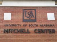 USA Mitchell Center dimensional letters